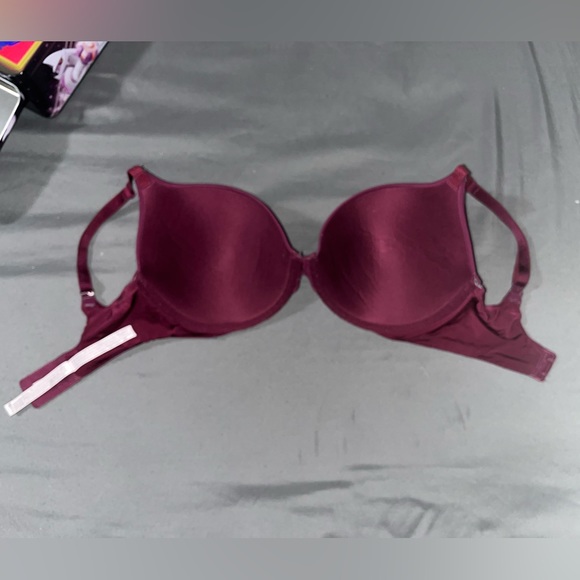 Purple / Maroon Victoria’s Secret Full Coverage T-Shirt Push-Up Bra 32DDD / F70 - Picture 5 of 6